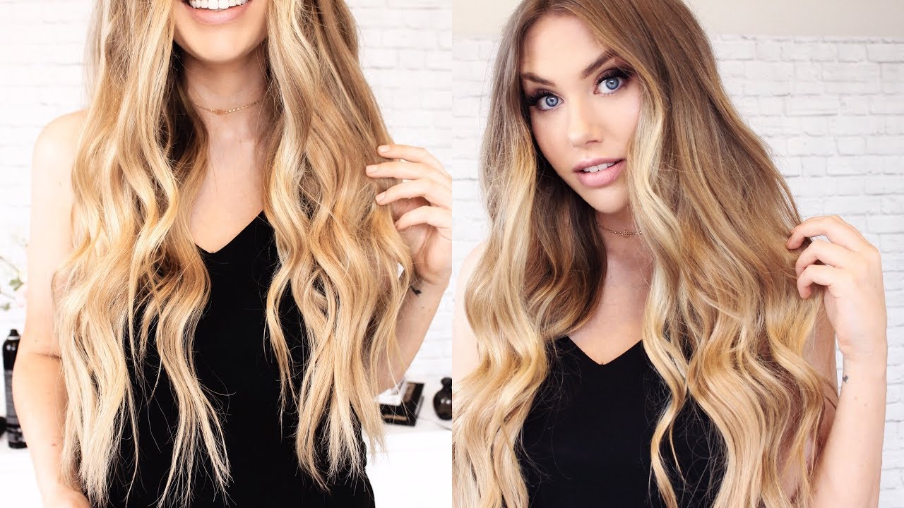 How I Style My HAIR EXTENSIONS // Sitting Pretty Halo REVIEW