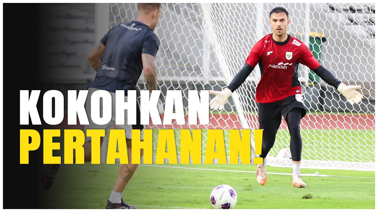 Serius Tapi Santai, Intip Latihan Kiper Timnas Indonesia Jelang Hadapi Bahrain
