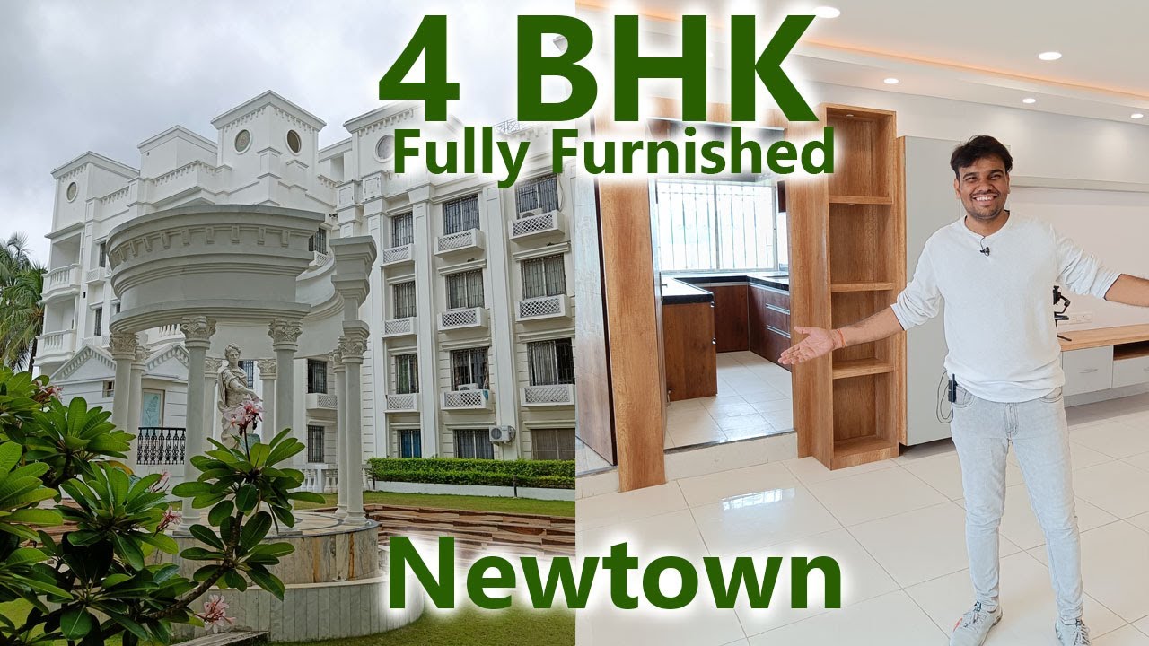4 BHK fully furnished Luxurious apartment for sale in Newtown Kolkata | Ready to move | Car parking
