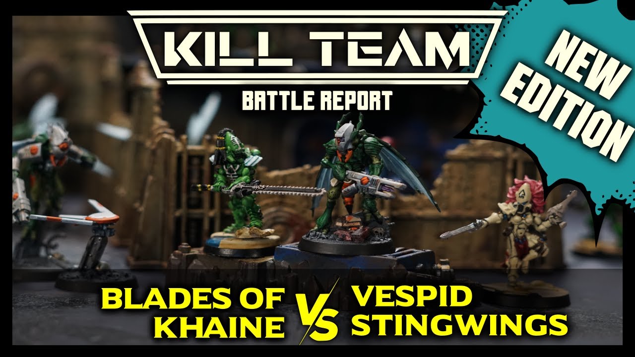 Kill Team Battle Report: Blades of Khaine vs Vespid Stingwings: The Great Gun Fires