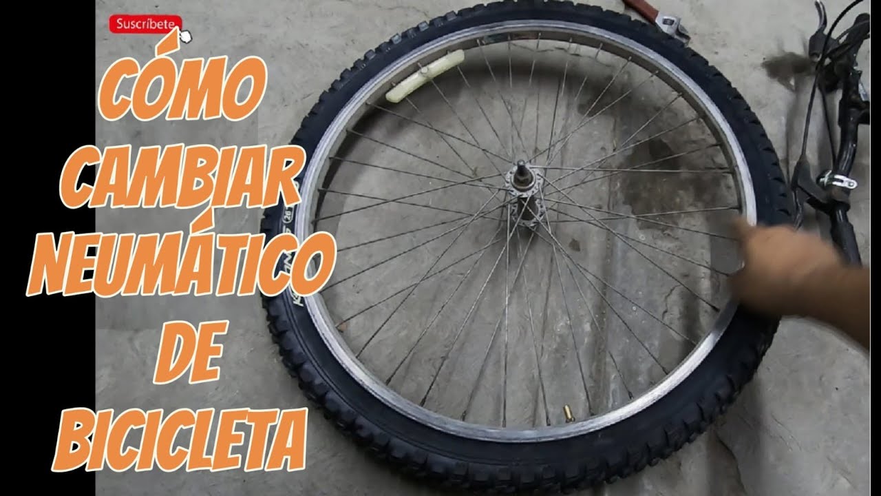 CÓMO CAMBIAR LLANTA DE BICICLETA / CÓMO CAMBIAR NEUMÁTICOS DE BICICLETA / MANTENIMIENTO A BICICLETA