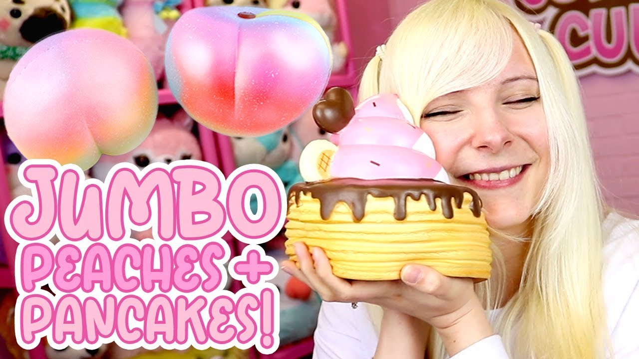 NEW Puni Maru Squishies! ♡ Jumbo Peaches, Squishy Pancakes, Donuts & More! | TOFU CUTE TV