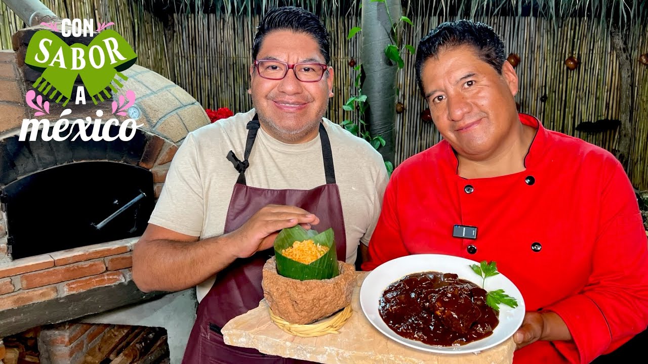 LAS MEJORES COSTILLITAS de CERDO en PIPIAN de MOLE NEGRO OAXAQUEÑO | #ConSaborAMexico