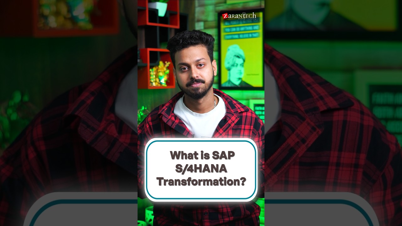 What is SAP S/4HANA Transformation | ZaranTech 