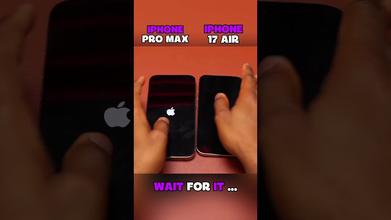 🚀😲 iPHONE 16 PRO MAX vs iPHONE 17 AIR SPEED TEST!! ⚡💥🚀