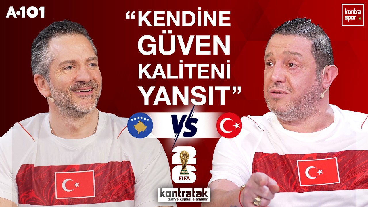 🔴 CANLI | Kosova - T&uuml;rkiye Ma&ccedil; &Ouml;n&uuml; | Nihat Kahveci, Nebil Evren | Kontratak