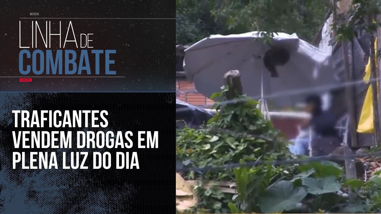 TRAFICANTES VENDEM DROGAS EM PLENA LUZ DO DIA | LINHA DE COMBATE