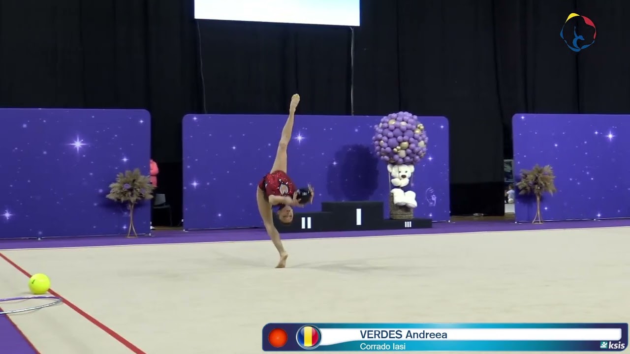 VERDES Andreea Corrado Iasi Ball 🏆 #CNJunioare&Senioare la #GimRitmica2024 Sf Gheorghe