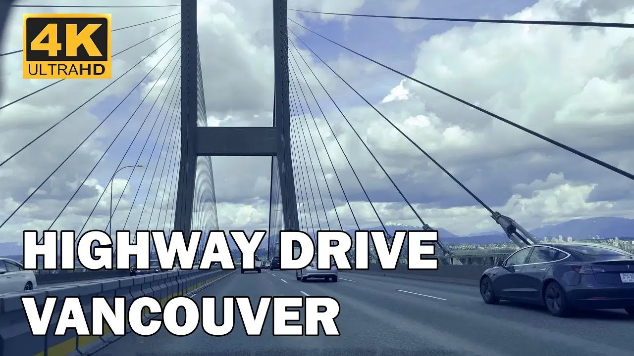 Surrey to YVR Drive in Real Time | Vancouver to Vancouver Airport Traffic