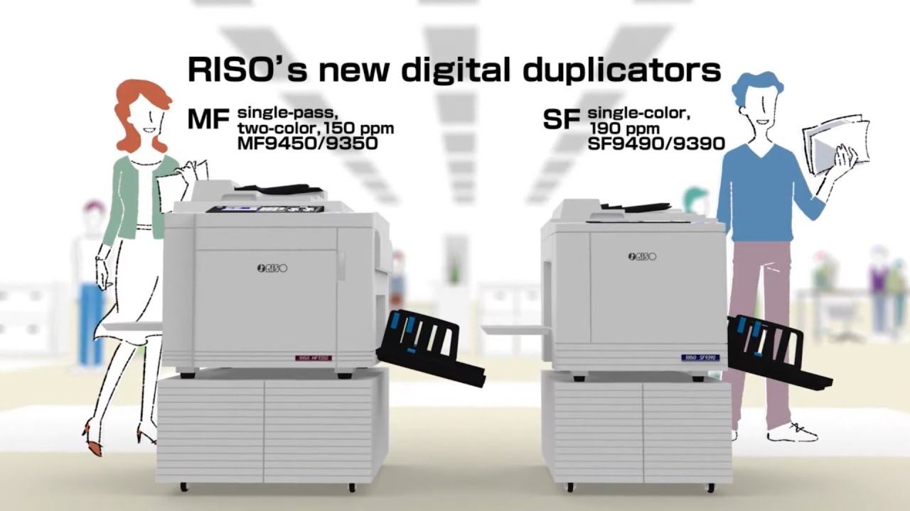 RISO MF9350 and SF9390