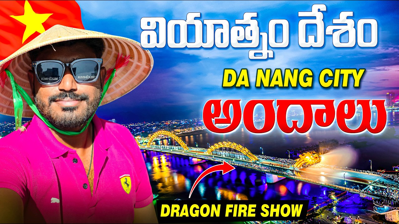 Beautiful Da Nang City 🇻🇳 Night Life | Vietnam Telugu Vlogs | Kranthi Travel Vlogger