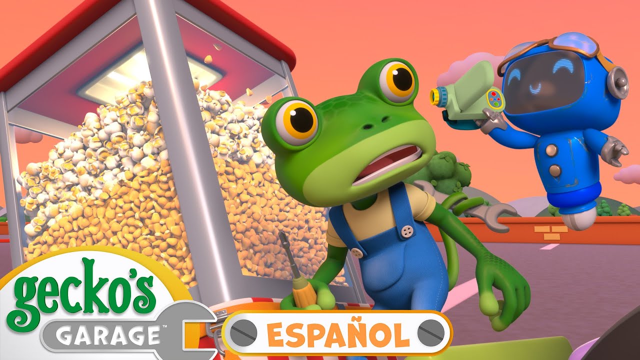 El accidente de las palomitas 🐸 Garaje de Gecko | Carros para niños | Videos educativos