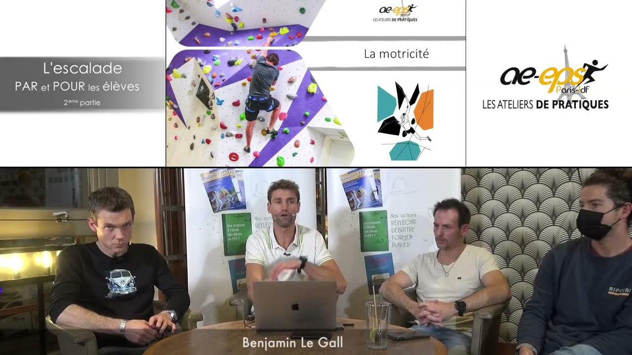 Atelier de pratique escalade (partie « pratique ») – Vidéo 2/4