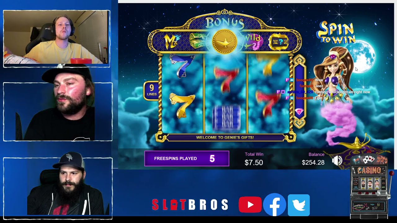 Эпический бонус в 60 бесплатных вращений в игре Genie's Gifts | Игра на игровом автомате Bovada C...