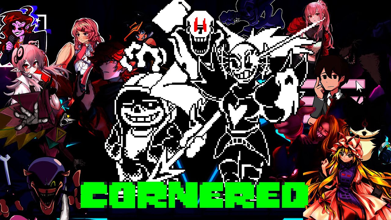 FNF Cornered but Every Turn a Different Character Sings (Fnf Cornered but Everyone Sings it)