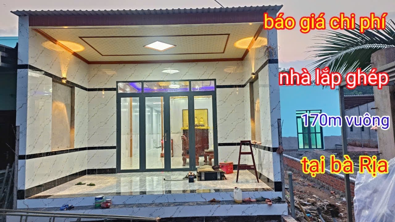 Hướng dẫn làm nhà lắp ghép - báo giá chi phí trọn gói mẫu nhà lắp ghép tại vũng tàu