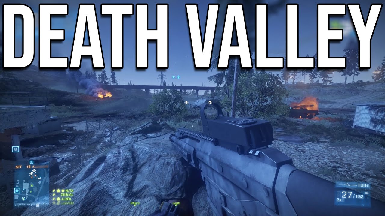A night on the Death Valley map -Battlefield 3