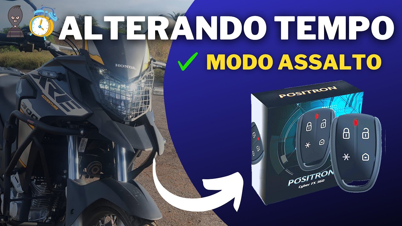 COMO ALTERAR TEMPO DE MODO ASSALTO | AUMENTAR/DIMINUIR TEMPO DE CORTA CORRENTE ALARME POSITRON!