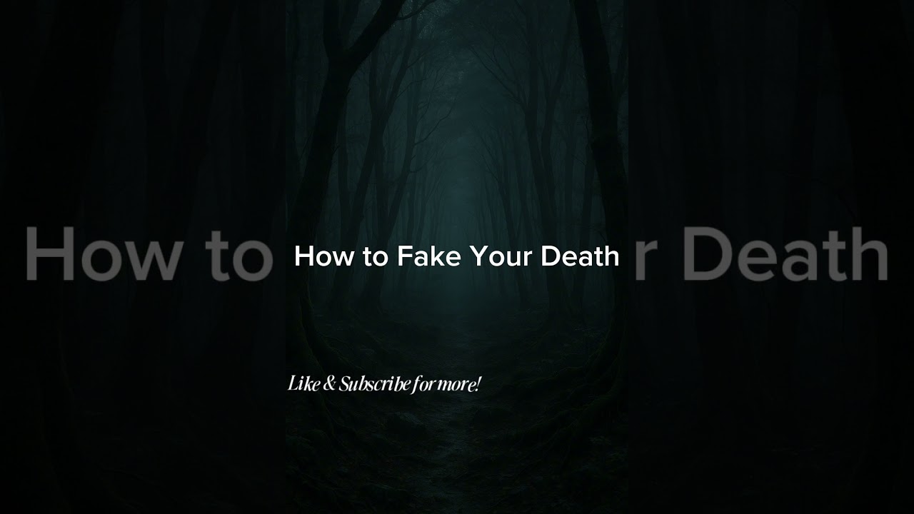 Can You Really Fake Your Death and Disappear? 🤔 #Shorts  #FakeDeath  #Disappearance  #Mystery