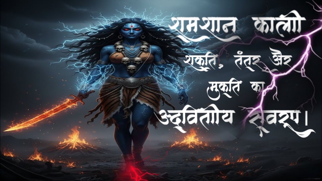 श्मशान काली : शक्ति, तंत्र और मुक्ति का अद्वितीय स्वरूप ।