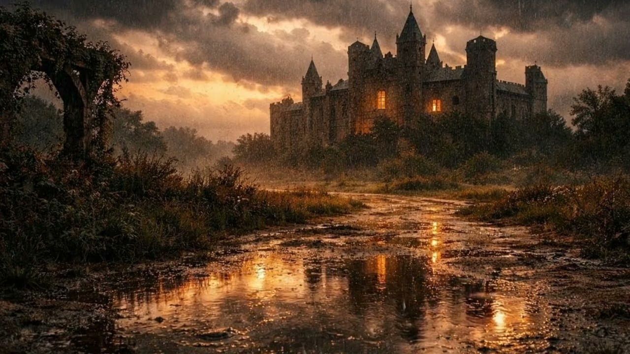Rain video in quiet place