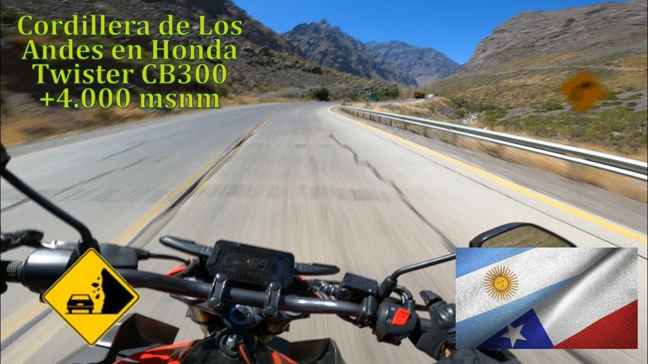 Cruzo Los Andes [Chile - Argentina] [Honda Twister CB300F]
