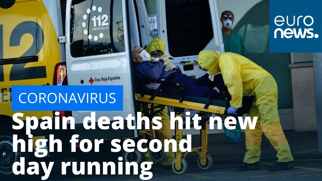 COVID-19: Spain deaths hit new high for second day running