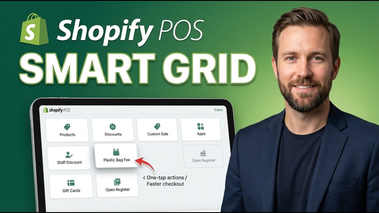 Shopify POS Terminal Setup: Smart Grid Customization for Faster Checkout