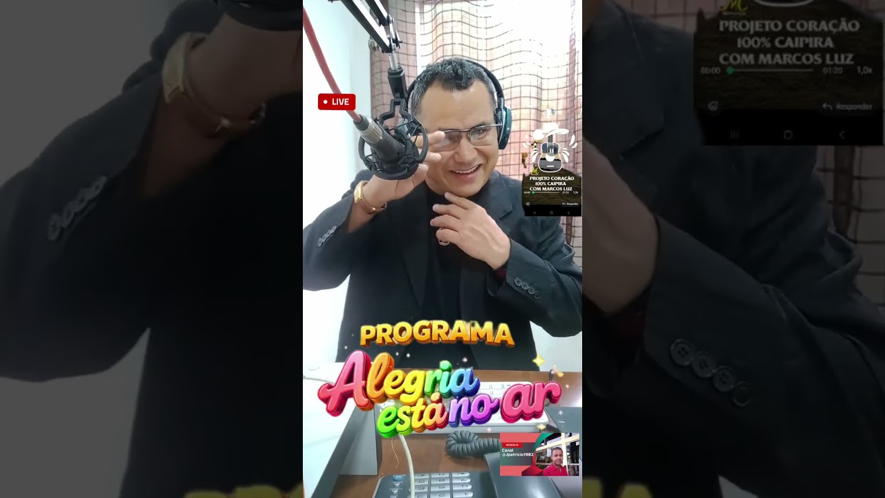 RÁDIOLIDERANÇAFM87.9/PROGRAMA ALEGRIA ESTÁ NO AR 