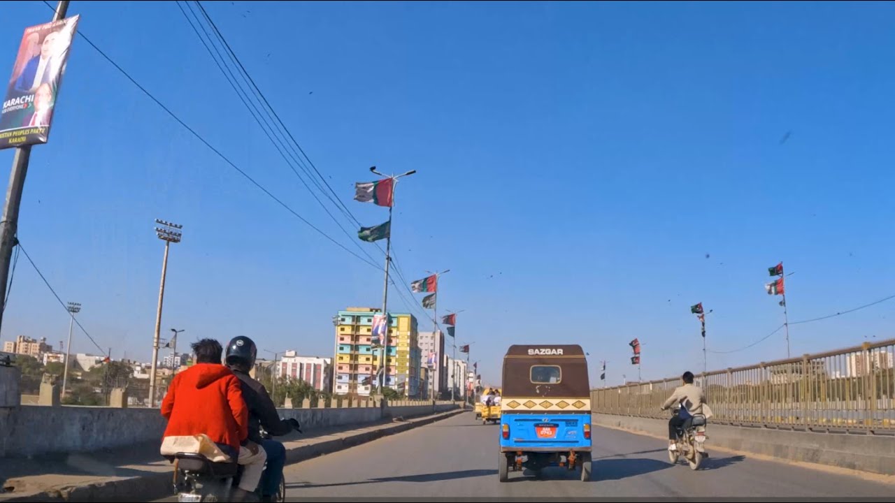 North Nazimabad To LuckyOne Mall Car Drive | Karachi Street View | 4K