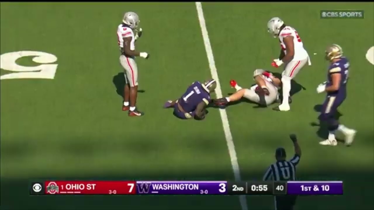 Ohio State Defense Highlights vs Washington