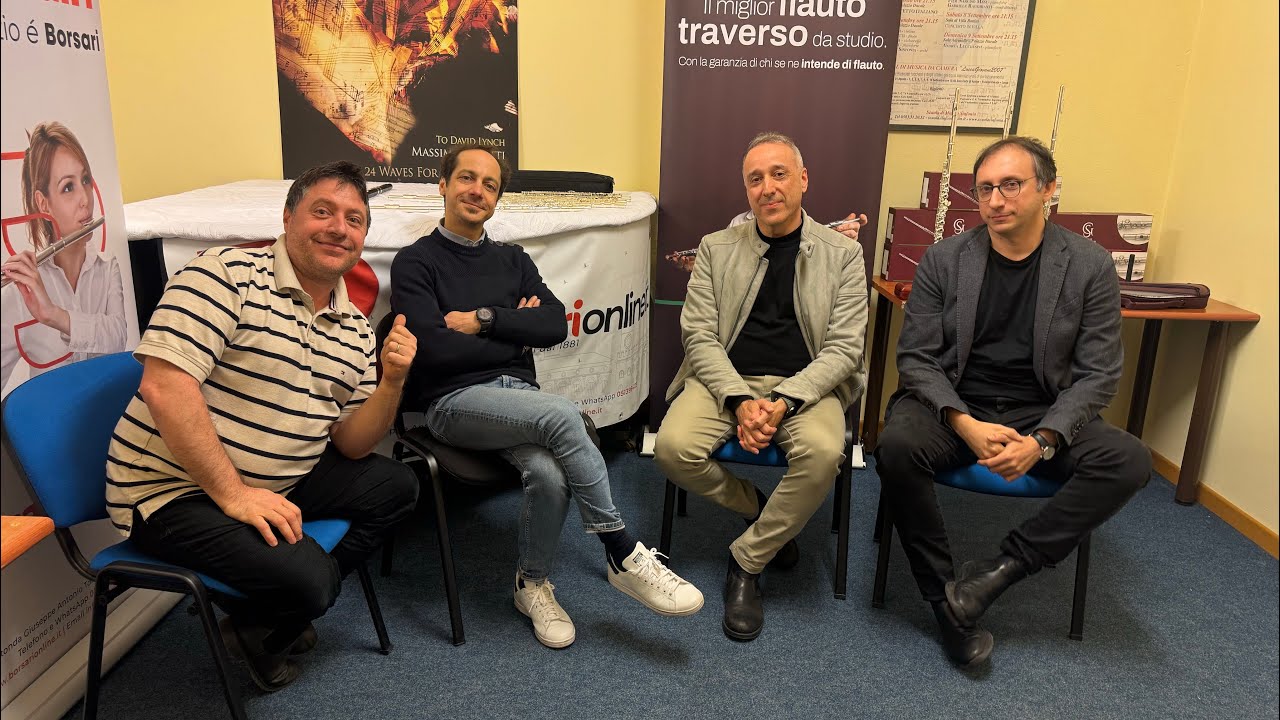 Intervista a tre flautisti: Fabio Pupillo, Andrea Manco e Walter Menichini.