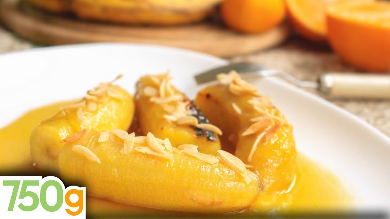 Recette de Banane flambée - 750g