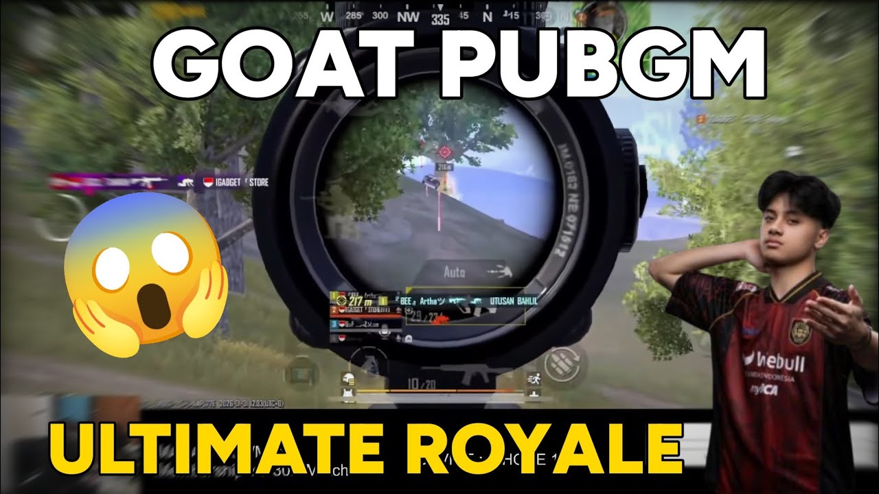 GAMEPLAY GOAT PUBGM BANTAI ABANG ABANG ULTIMATE ROYALE 😱| ROSEMARY PUBG MOBILE