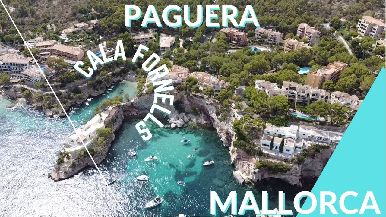 Paguera & Cala Fornells Mallorca Beach Buchten und Yachten Drohnen Video DJI Mavic Mini 2