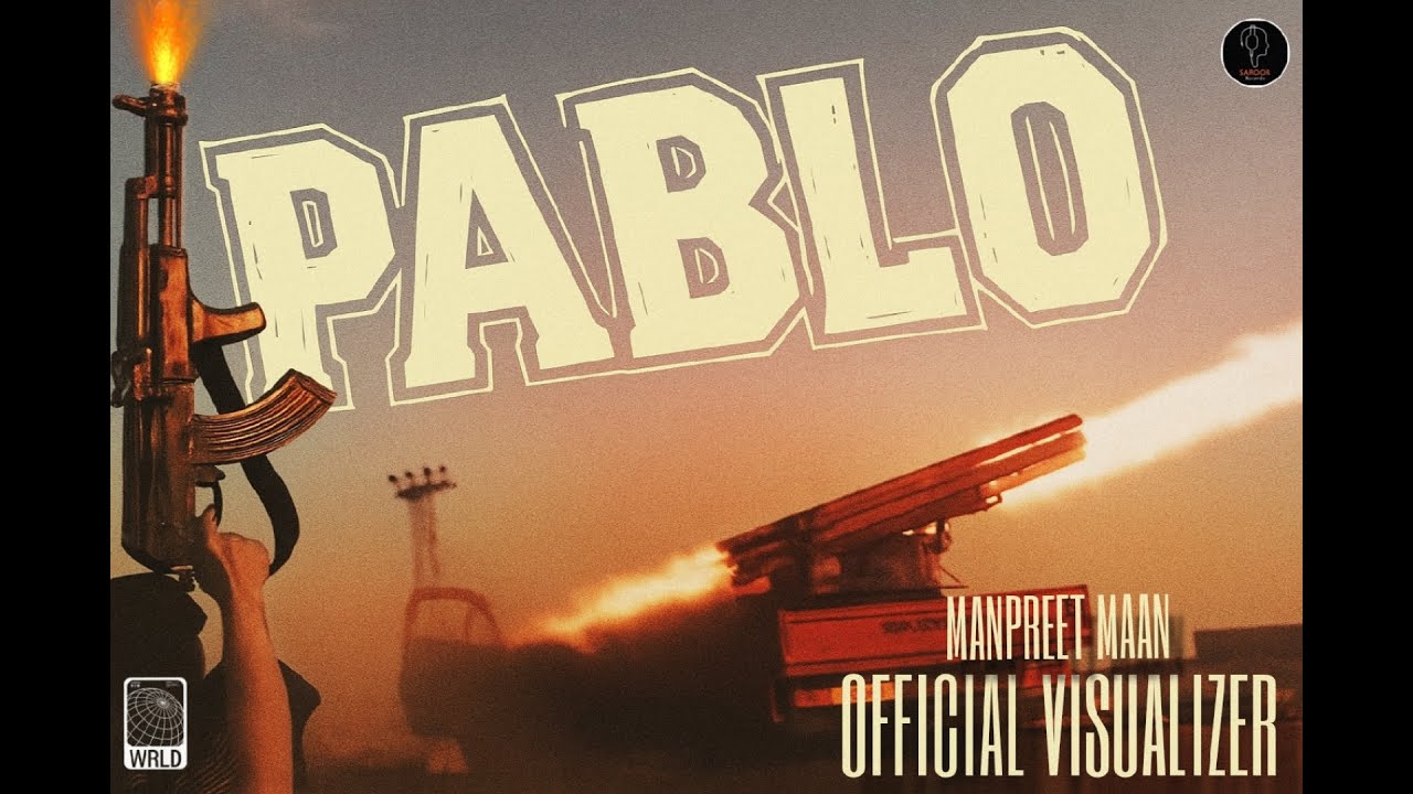 PABLO | Manpreet Maan | Ali Dogar 325| Saroor Records| ( Official Visualizer ) New Punjabi Song 2025