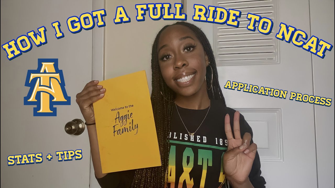 How I Got A FULL RIDE To NCAT!!! (My Process, Stats, Tips)