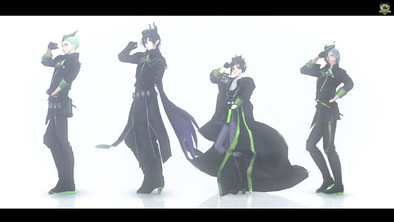 【ツイステMMD】ディアソムニア寮でGirls【寮服】