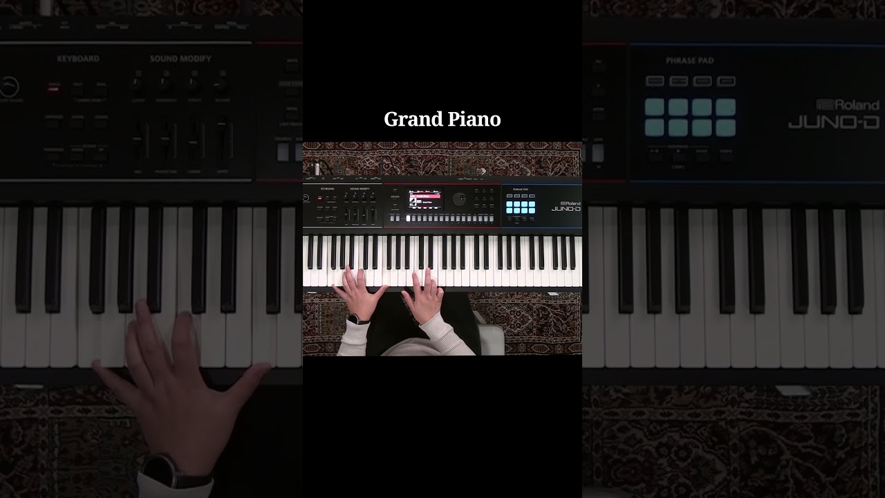 Roland JUNO-D Grand Piano Sound #roland #grandpiano #sounddemo #junod