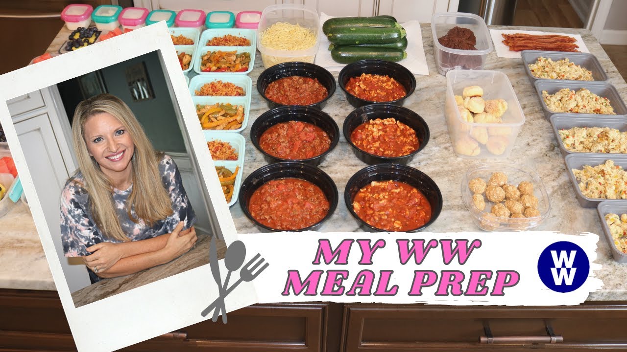 Моя программа подготовки к WW Meal Prep (ранее Weight Watchers) // Куриные фахитас, спагетти (для...