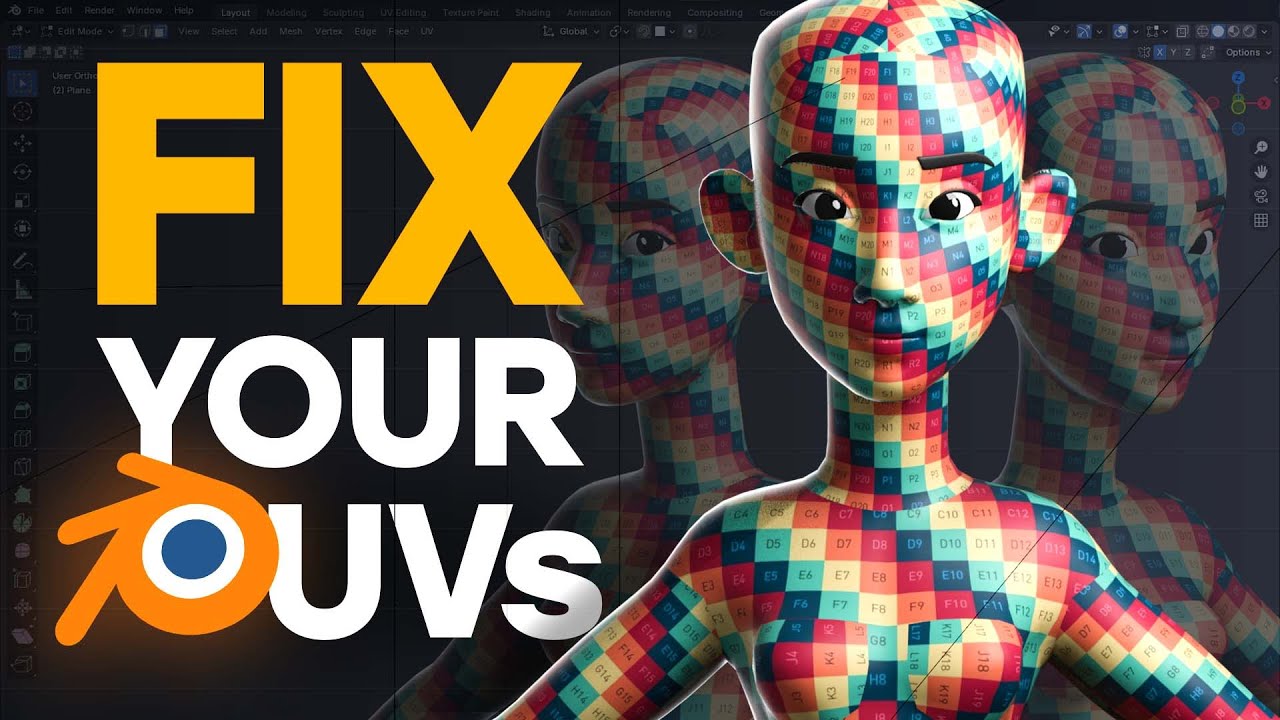 UV Unwrapping Characters for Beginners | Blender Tutorial