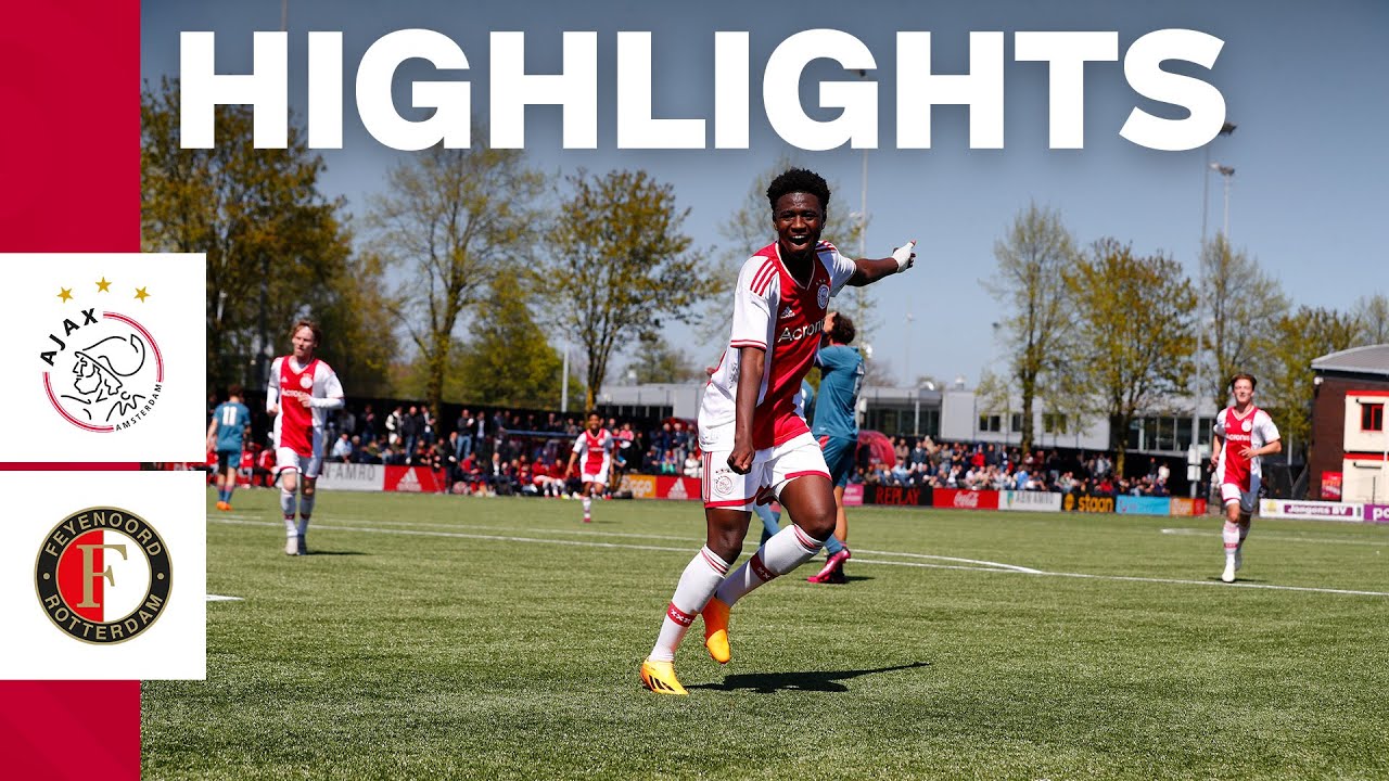 Great goals in a great win! ❌❌❌ | Highlights Ajax O18 - Feyenoord O18