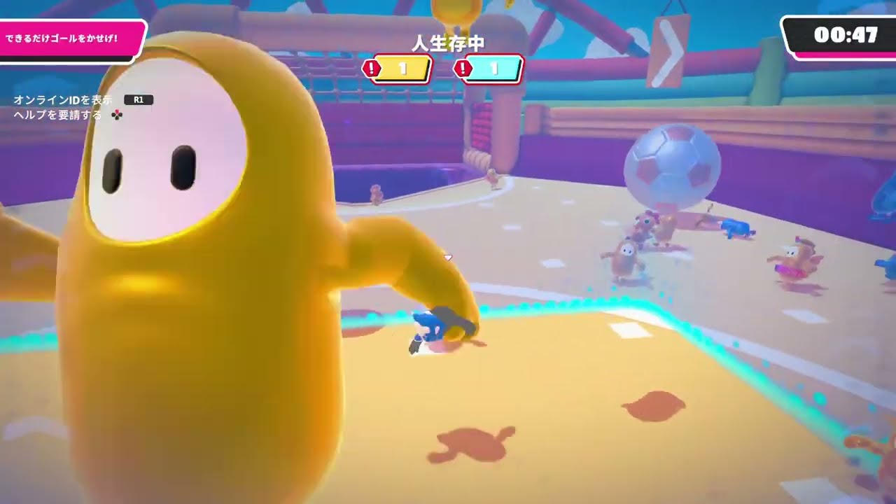 [Fall Guys]負けたら即終了配信デュオwithトラネコくん(声なし)