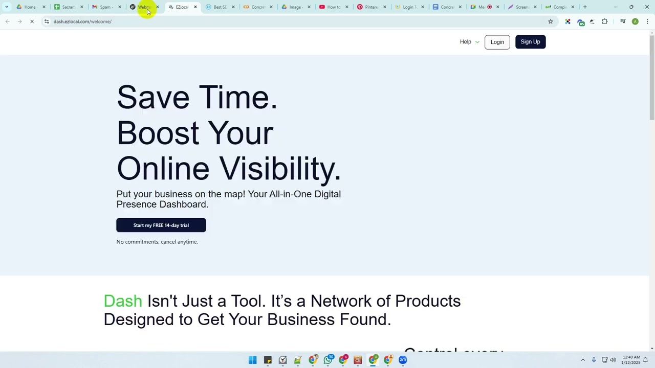 how to create account  ezlocal for local citation [beginners guide]