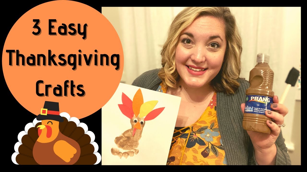 3 Easy Thanksgiving Crafts