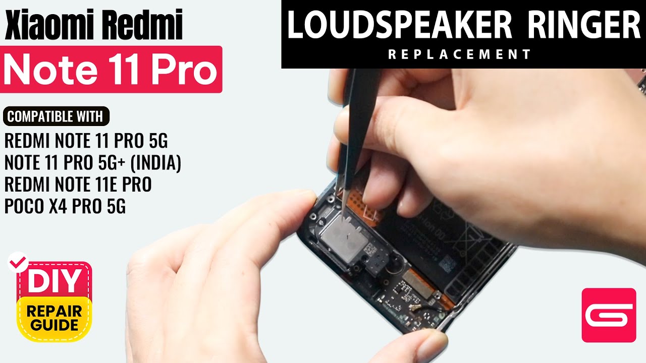 Xiaomi Redmi Note 11 Pro Loudspeaker Ringer Replacement