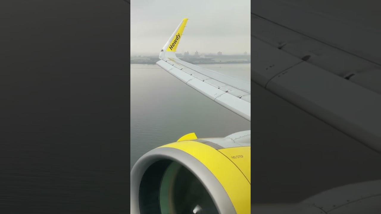 Spirit Airlines A320neo Landing at New York LaGuardia #aviation #landing #spiritairlines