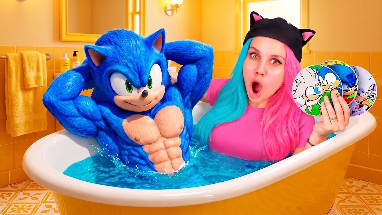 Я КИНУЛ В ВАННУ БОМБОЧКИ И ПОСМОТРЕЛ ВСЕ ФИЛЬМЫ SONIC И SILVER В 3:00 НОЧИ!!!