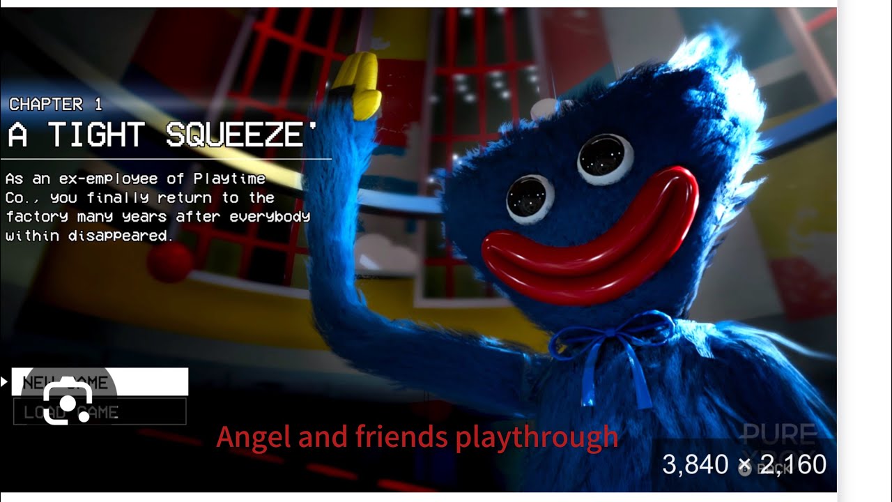 Angel and friends gaming: poppy playtime chapter one