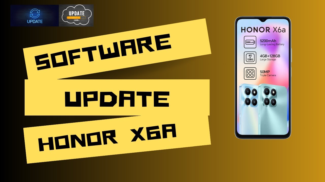 How to Software Update HONOR X6a?